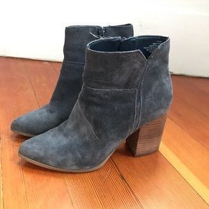 Suede booties
